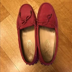 Tods Pink Loafers